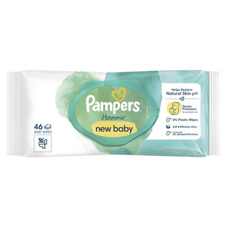 Pampers Harmonie New Baby Billendoekjes 46 Stuks