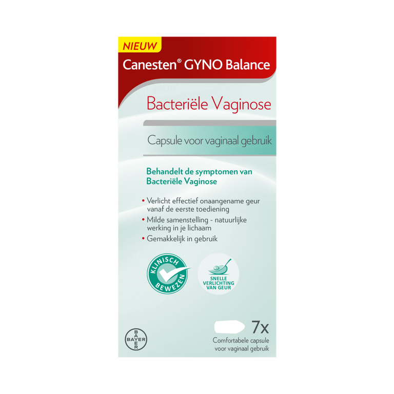 Canesten Gyno Balance Capsule bacteriële vaginose 7 stuks 7 EA Etos