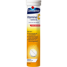 Davitamon Forte Vitamine C + Extra D3 Bruistabletten 15 stuks