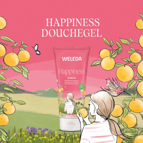Weleda Happiness Grapefruit Douchegel 200 ml