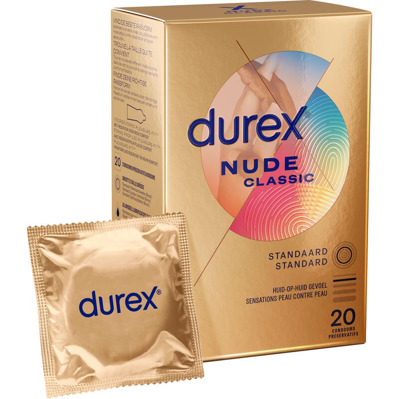 Durex Nude Classic Condooms 20 stuks