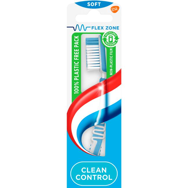Aquafresh Clean Control Soft dagelijkse Tandenborstel