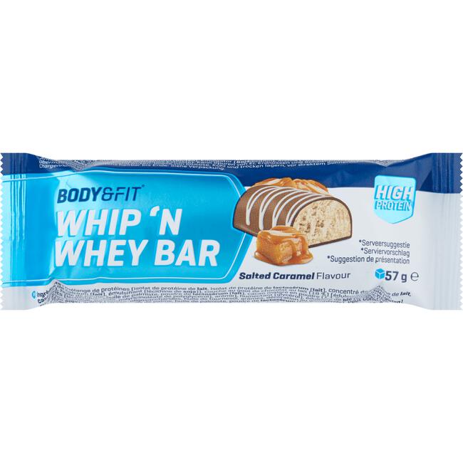 Het formulier Interpreteren pit Body & Fit Whip 'N Whey Bar Salted Caramel 58 GR | Etos