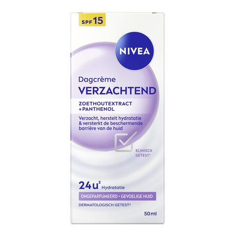 NIVEA Essentials Dagcrème +24H Sensitive SPF15 50 ML