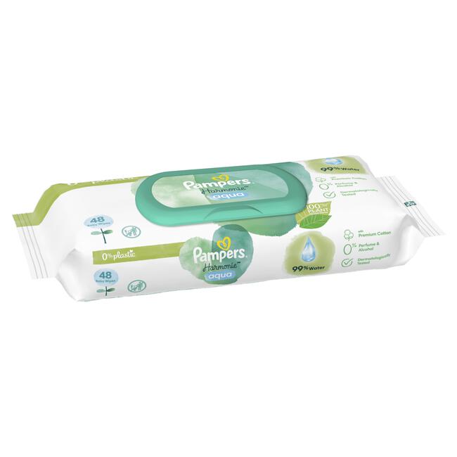 Pampers Harmonie Aqua Billendoekjes 48 Stuks
