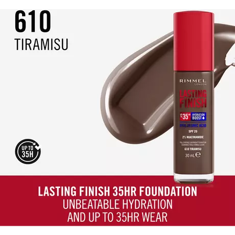 Rimmel London Lasting Finish 35Hr Foundation 610 Tiramisu