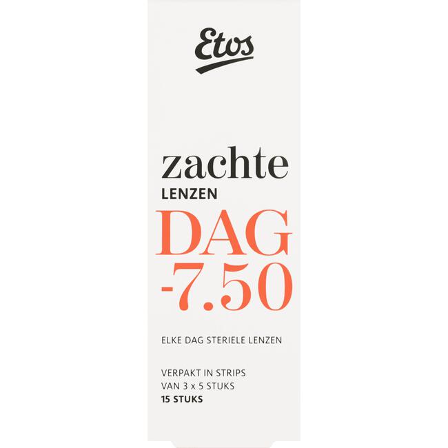 Etos Zachte Daglenzen -7,5 15 stuks