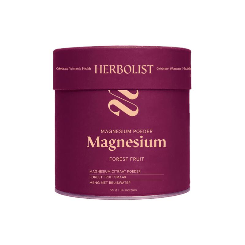 Herbolist Magnesium Poeder Forrest Fruit 55 gram