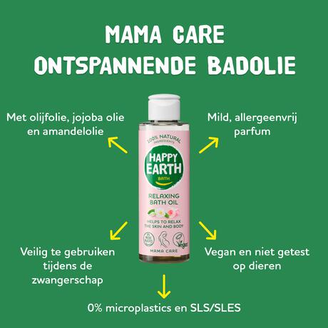 Happy Earth 100% Natuurlijke Mama Care Relaxing Bath Oil 150 ML