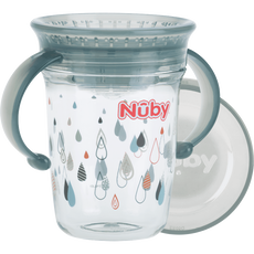 Nûby 360 Graden Wondercup met Handvaten Grijs 6+ m 240 ML