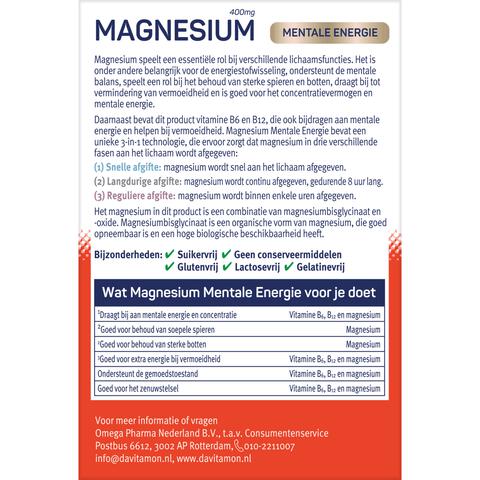 Davitamon Magnesium Mentale Energie 30ST