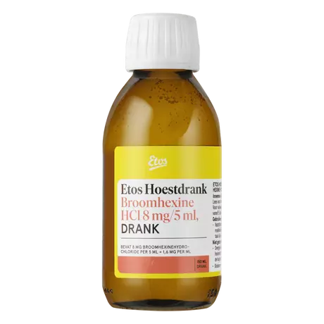 Etos Hoestdrank Broomhexine HCI8 MG/5 ML 150 ML