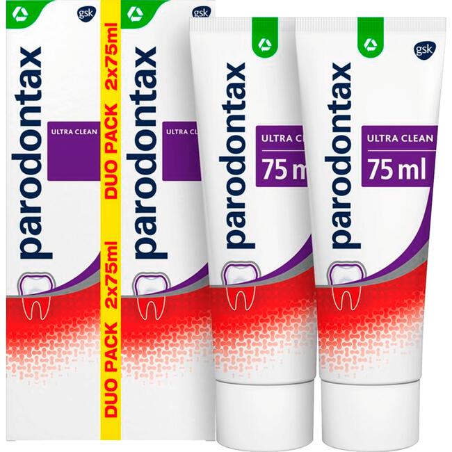 Parodontax Ultra Clean Duopack Tandpasta - 2x75 ML