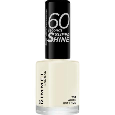 Rimmel London 60 Seconds Supershine Nagellak 703 White Hot Love 8 ML