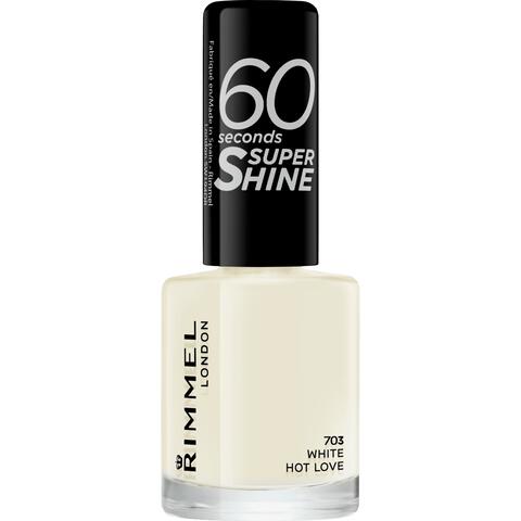 Rimmel London 60 Seconds Supershine Nagellak 703 White Hot Love 8 ML