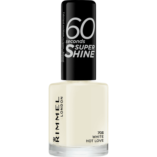 Rimmel London 60 Seconds SuperShine Nagellak 703 White Hot Love 8 ML