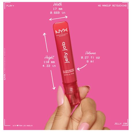 NYX Professional Makeup Jelly Job Lipgloss 10 Juicy Jelly