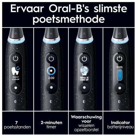 Oral-B iO 10 Zwart Elektrische Tandenborstel