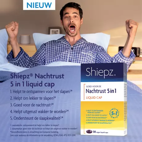 Shiepz Nachtrust 5in1 Liquid Capsules 50 stuks