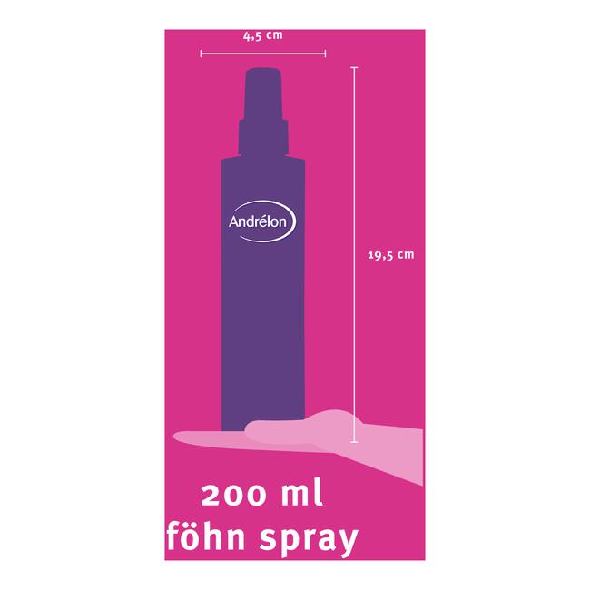Andrélon Pink Big Volume Fohnpray 200 ML