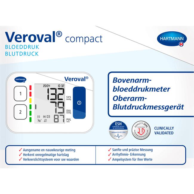 Veroval® BPU22 Compact bloeddrukmeter