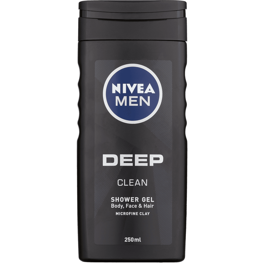 NIVEA MEN DEEP Clean Shower Gel 250 ML 250 ML Etos