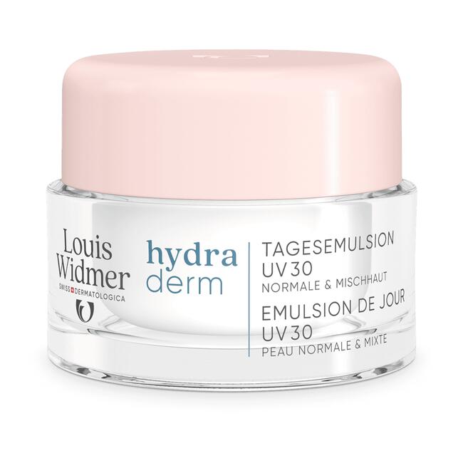 Louis Widmer Hydraderm Dagemulsie UV 30 Zonder Parfum 50ML