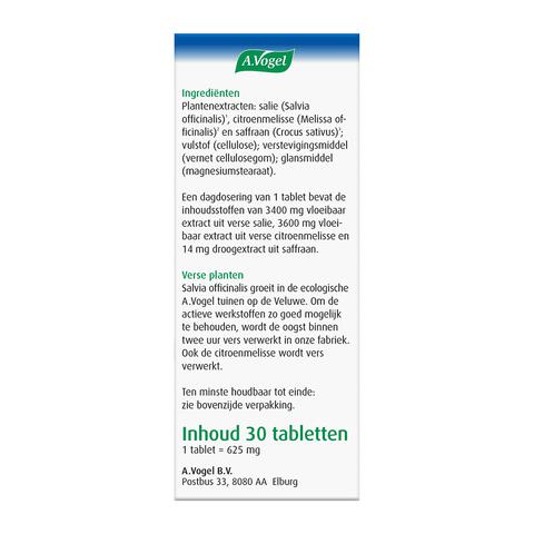 A.Vogel Nachtrust2* Tabletten Overgang1* 30 stuks