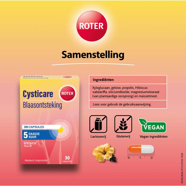 Roter Cysticare Utipro Plus AF 30 capsules