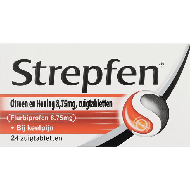 Strepfen Citroen & Honing 8,75 mg Zuigtabletten 24 Stuks