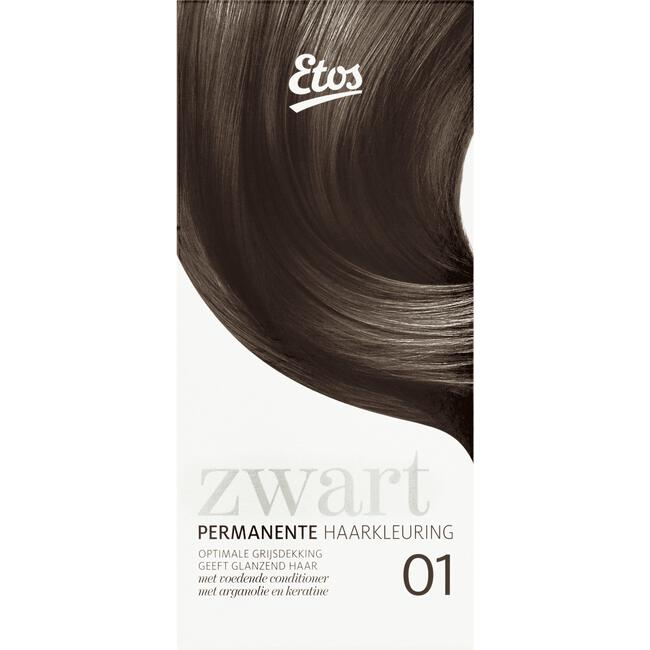 Etos Haarkleuring Zwart 120 ML | Etos