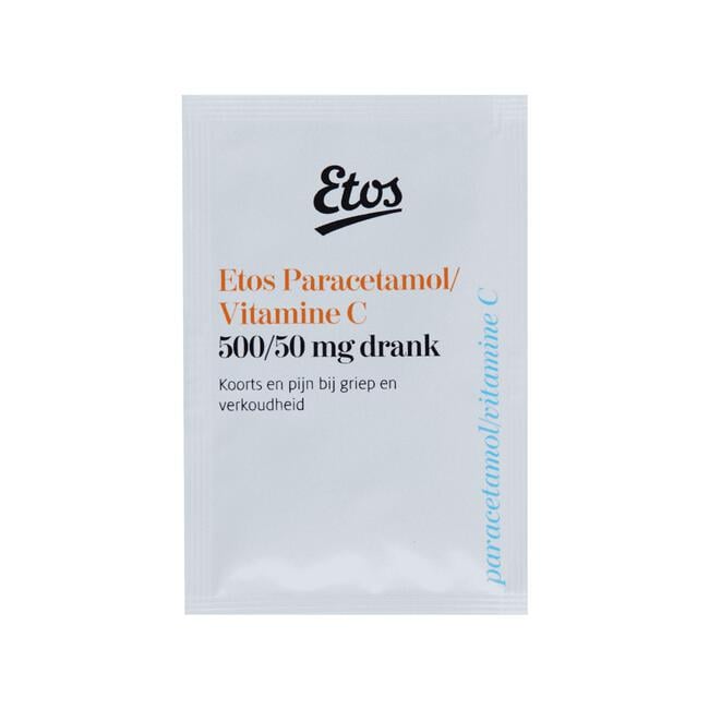 Etos Paracetamol/Vitamine C 500/50 mg Drank