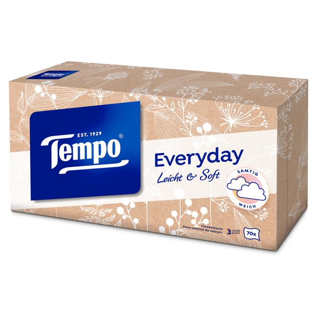 Tempo Light Box Tissues 70 stuks