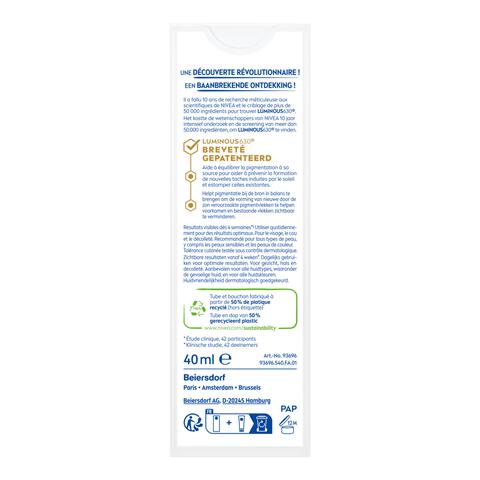 NIVEA SUN UV Face Luminous630 Anti-Spot Fluïde Zonnebrand SPF 50+ 40ML