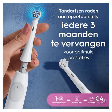 Oral-B iO Gentle Care Opzetborstels Wit 4 Stuks