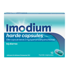 Imodium Loperamid Bij Diarree 2 MG Capsules 12 stuks