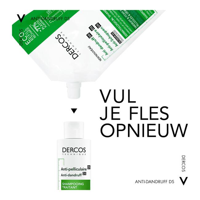 Vichy Dercos Anti-Roos Shampoo Navulling 500 ML