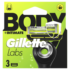 GilletteLabs Body + Intimate Navulmesjes 3 stuks