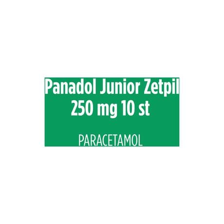Panadol Junior Zetpillen 250 mg Paracetamol voor kinderen van 1 tot 6 jaar 10 stuks