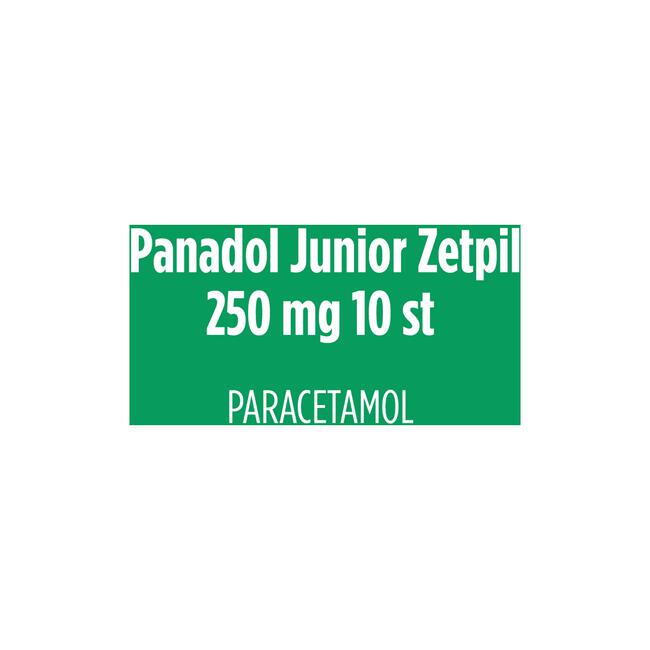 Panadol Junior Zetpillen 250 mg Paracetamol voor kinderen van 1 tot 6 jaar 10 stuks