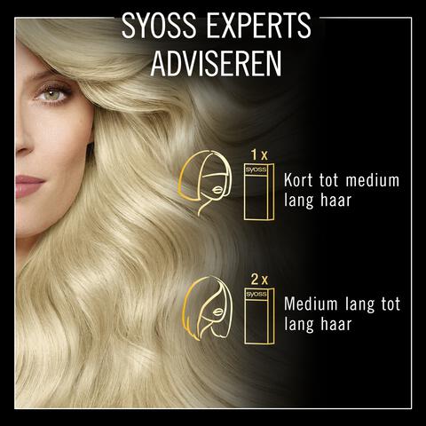 Syoss Oleo Intense Permanente Haarkleuring 9-10 Stralend Blond
