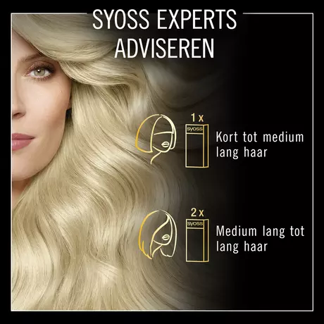 Syoss Oleo Intense Permanente Haarkleuring 9-10 Stralend Blond
