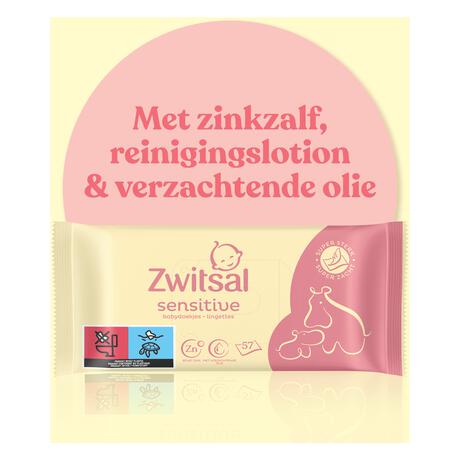 Zwitsal Baby Sensitive Billendoekjes 57 stuks
