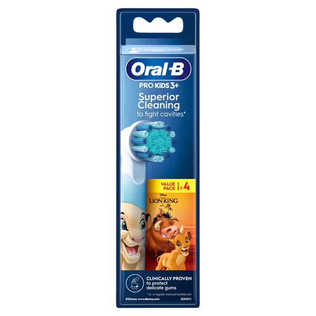Oral-B Pro Kids Lion King Opzetborstels - 4 stuks