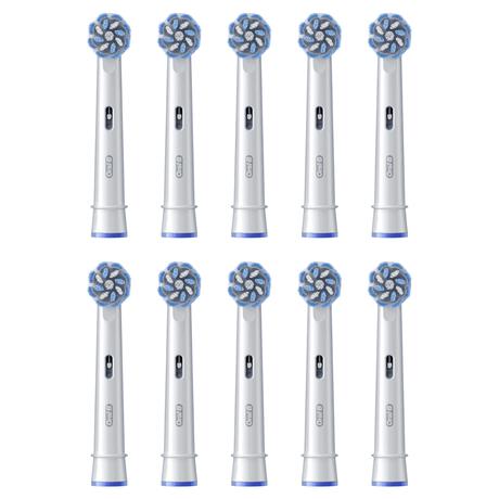 Oral-B Sensitive Clean Opzetborstels Wit - 10 Stuks