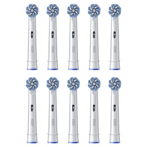 Oral-B Sensitive Clean Opzetborstels Wit - 10 Stuks