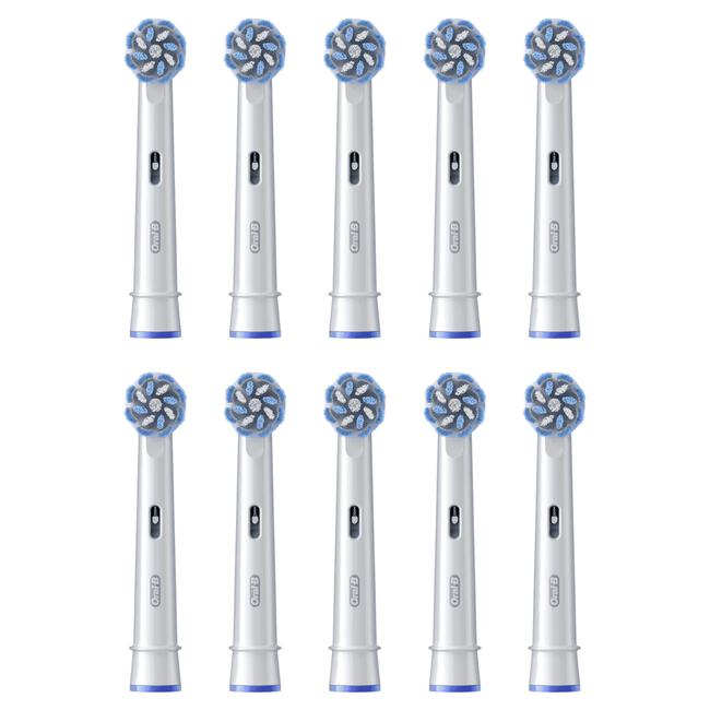 Oral-B Sensitive Clean Opzetborstels Wit - 10 Stuks