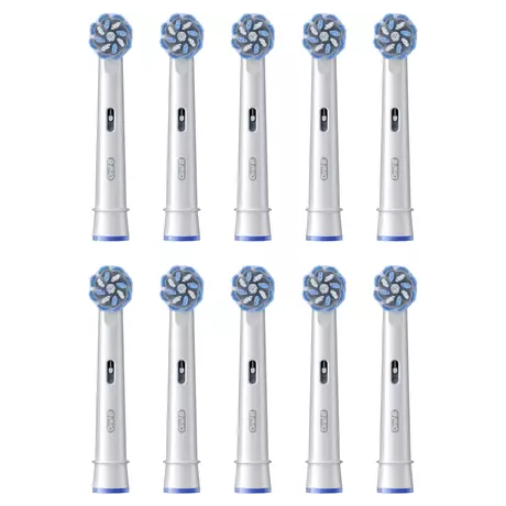 Oral-B Sensitive Clean Opzetborstels Wit 10 Stuks
