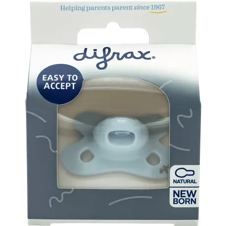 Difrax Fopspeen Natural Newborn Uni Ice