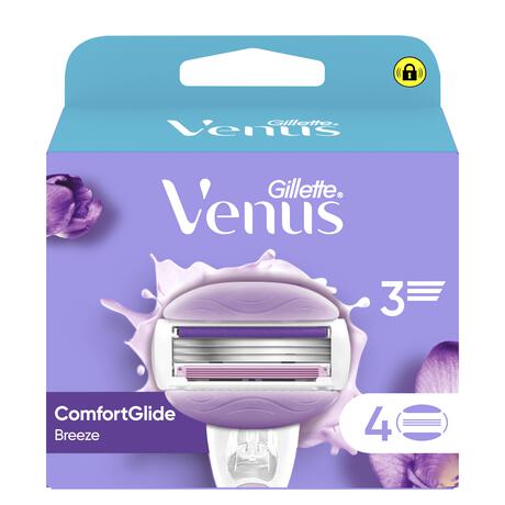 Gillette Venus ComfortGlide Breeze Navulmesjes 4 stuks